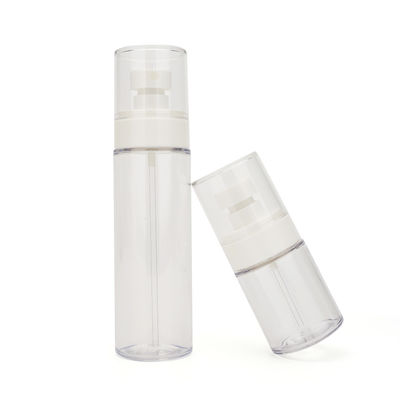 qualidade  Customized Empty Plastic Spray Bottles 100ml 50ml 120ml White Color fábrica