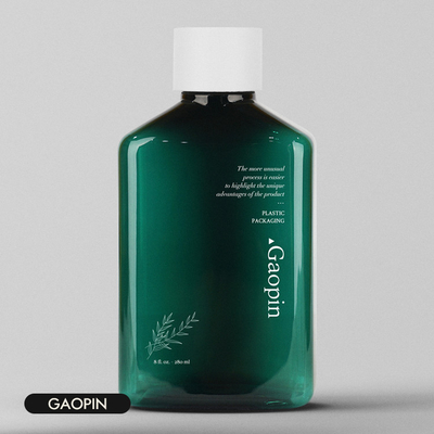 Gel transparente luxuoso do chuveiro do ANIMAL DE ESTIMAÇÃO da garrafa do champô e do condicionador que empacota o recipiente do tonalizador do PCR 400ml