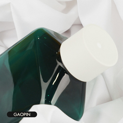 Gel transparente luxuoso do chuveiro do ANIMAL DE ESTIMAÇÃO da garrafa do champô e do condicionador que empacota o recipiente do tonalizador do PCR 400ml