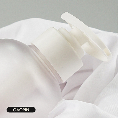 garrafa de empacotamento feita sob encomenda da bomba da loção da lavagem do corpo de Skincare da garrafa plástica do animal de estimação 400ml