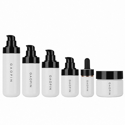 os cosméticos de empacotamento ajustados do skincare luxuoso de 50ml 80ml 100ml 120ml desnatam recipientes do frasco