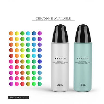 Atacado 50/100/120ml ecofriendly pet branco loção para lavar o rosto frascos de bomba de plástico cosmético