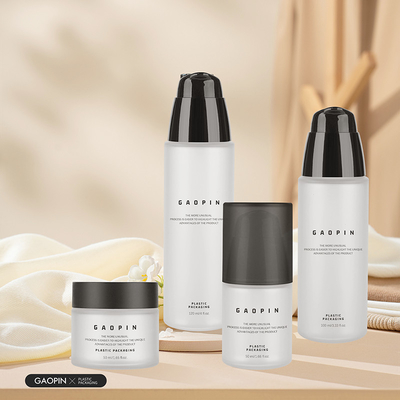 Atacado 50/100/120ml ecofriendly pet branco loção para lavar o rosto frascos de bomba de plástico cosmético