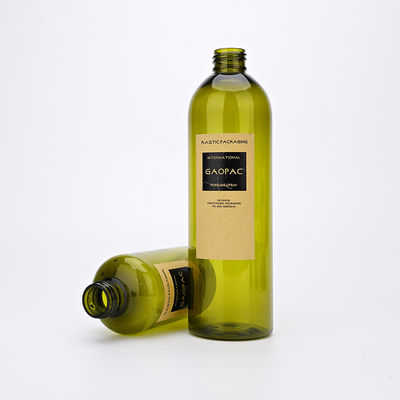 Frasco plástico cosmético 50g 100ml 120ml 150ml 200ml do creme das garrafas do verde de PETG