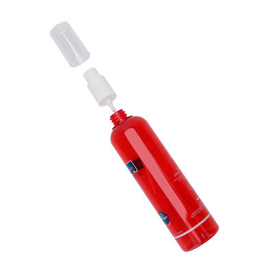 garrafa plástica plástica vermelha da loção do pulverizador PETG da bomba dos cuidados com a pele da cara de 60ml 125ml 150ml