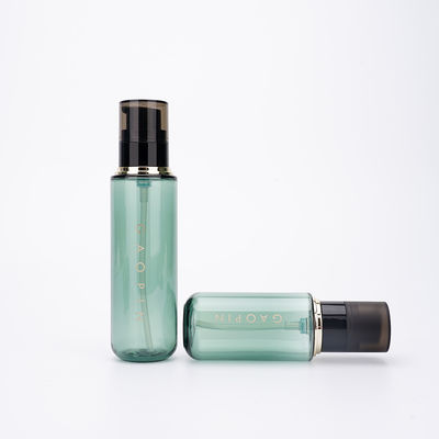 garrafas plásticas cosméticas de Skincare do frasco da bomba e do creme 30g do preto de 30ml 90ml 110ml 130ml