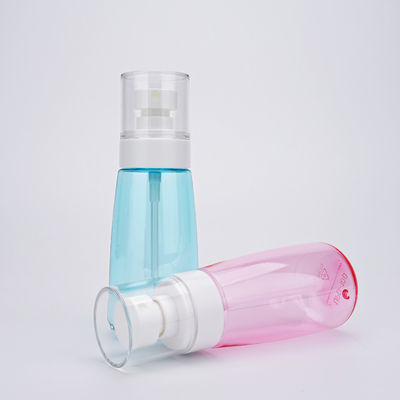 PETG 80ml garrafa fina do pulverizador da névoa de 100 Ml com tampa protetora contra poeira clara
