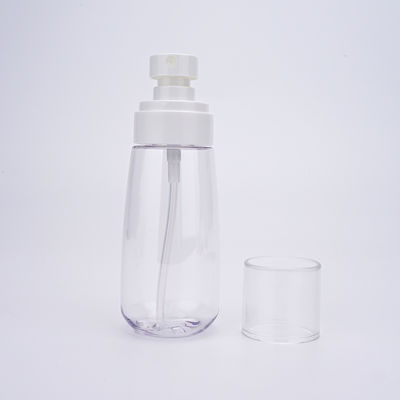 PETG 80ml garrafa fina do pulverizador da névoa de 100 Ml com tampa protetora contra poeira clara