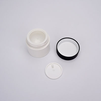 recipiente do tampão de parafuso do ANIMAL DE ESTIMAÇÃO 30ml, frasco cosmético do creme plástico branco