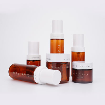 ANIMAL DE ESTIMAÇÃO Skincare de Amber Cosmetic Plastic Bottles que empacota inodoro não tóxico