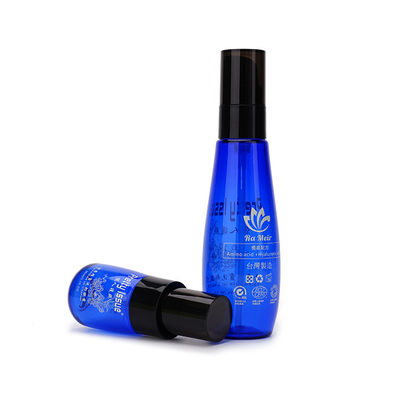 cuidados com a pele azuis e beleza do recipiente do ANIMAL DE ESTIMAÇÃO de 30ml 120ml que empacotam a garrafa plástica da loção