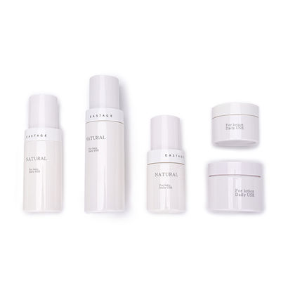 recipientes plásticos cosméticos de 30g 50ml 80ml 100ml/garrafa branca da bomba da loção
