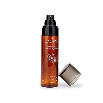 Garrafa facial de Amber Plastic Spray Plastic Lotion do ANIMAL DE ESTIMAÇÃO do tonalizador 80ml 90ml 120ml dos cuidados com a pele