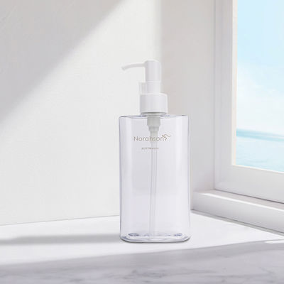 Recipientes cosméticos plásticos do espaço livre de Skincare 200ml para o óleo do removedor