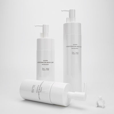 Garrafa branca 100ml 150ml 200ml 29.4g da loção do plástico do leite do corpo