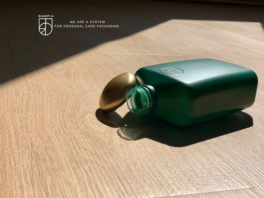 Garrafas do champô do aperto do quadrado 350ml, empacotamento vazio do gel do chuveiro