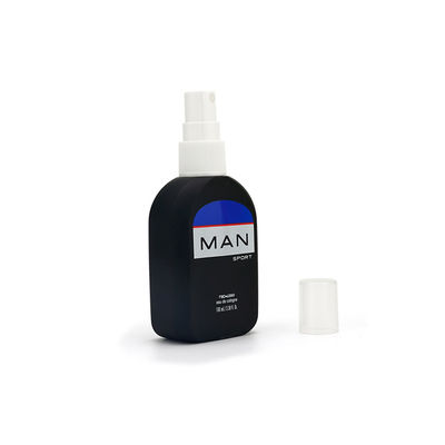 O HDPE vazio Matte Black Plastic Cosmetic Spray engarrafa a impressão da tela