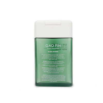 200ml 250ml Flip Top Shampoo Bottles, garrafas plásticas do quadrado de PETG para o Sanitizer da mão