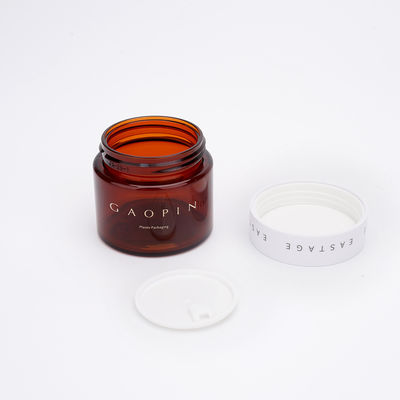 Garrafa da loção do tonalizador do ANIMAL DE ESTIMAÇÃO do GV Amber Cosmetic Plastic Bottles 100ml 80ml com bomba