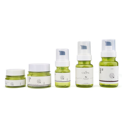 o plástico cosmético de 100ml 130ml engarrafa garrafas amigáveis da loção de Eco