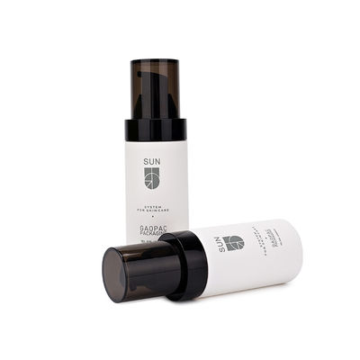 garrafas plásticas da loção de 30ml 50ml com o insípido incolor da bomba