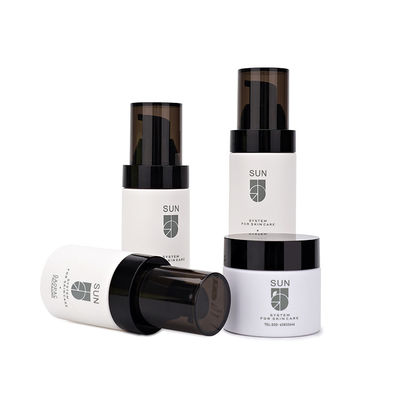 garrafas plásticas da loção de 30ml 50ml com o insípido incolor da bomba