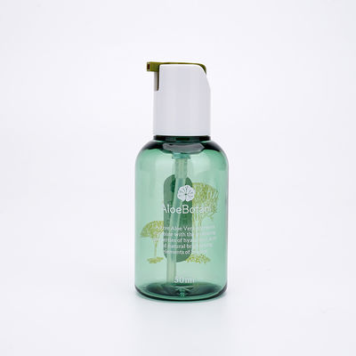 Frasco de empacotamento cosmético plástico hidratando do creme de Skincare da bomba 50ml giratória