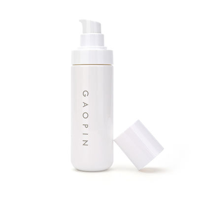 garrafa plástica de empacotamento cosmética da loção da essência 30ml 25ml 50ml 80ml do tonalizador do animal de estimação 100ml