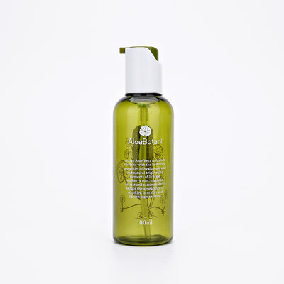 Claro - frasco da garrafa 50ml PETG da loção e grupo cosméticos plásticos verdes das garrafas