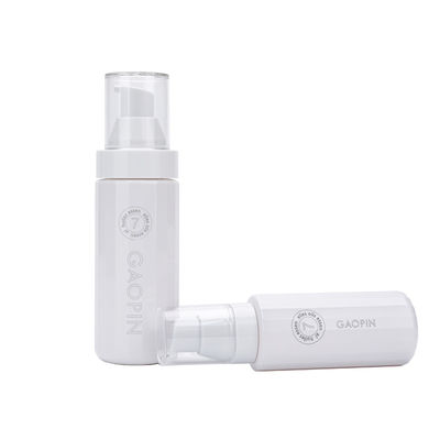 Garrafa plástica branca Skincare da loção de PETG que empacota frascos cosméticos de 15g 20g