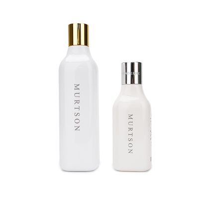 garrafa do champô do cabelo de 200ml 300ml, garrafa superior do tampão do disco branco
