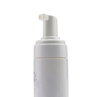 garrafa branca do ANIMAL DE ESTIMAÇÃO do cilindro da garrafa da bomba da espuma plástica de 150ml 25ml