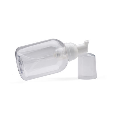 O OEM redondo do ANIMAL DE ESTIMAÇÃO da garrafa cosmética da bomba da espuma 200ml plástica aceitou