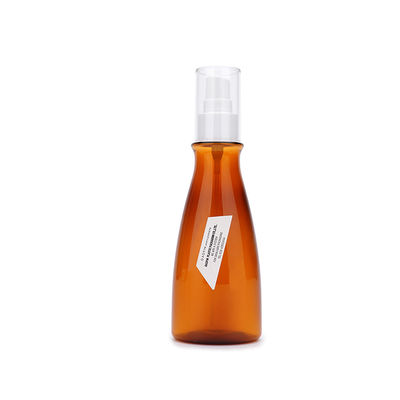 Garrafa plástica luxuosa 170ml reciclável da loção de Brown para Skincare pessoal