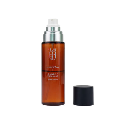 Álcool Amber Fine Mist Spray Bottle desinfetante 50ml 80ml 100ml