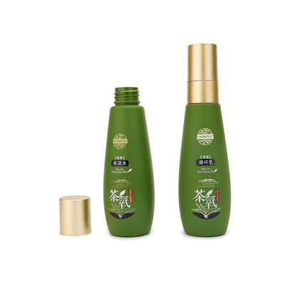 Empacotamento cosmético plástico verde