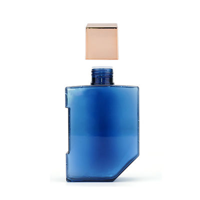 garrafa plástica do tonalizador azul do leite do corpo 180ml com boa selagem