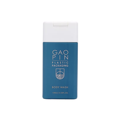 Cor plástica das garrafas 20g 100ml do champô do aperto do toque macio personalizada
