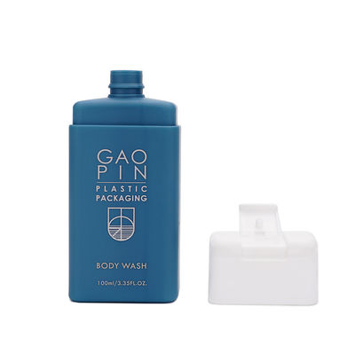 Cor plástica das garrafas 20g 100ml do champô do aperto do toque macio personalizada