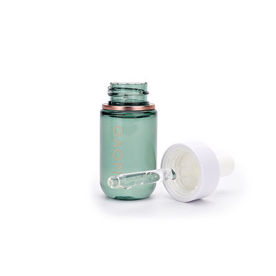 Garrafas plásticas brancas da bomba da loção, garrafas cosméticas do conta-gotas de 30ml 50ml