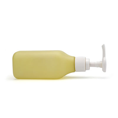 os cuidados com a pele cosméticos plásticos vazios amarelos das garrafas 200ml que empacotam o OEM aceitaram