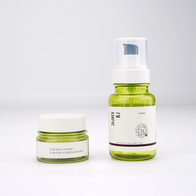 Os cuidados com a pele de PETG ajustaram a garrafa orgânica 130ml do creme da loção da planta