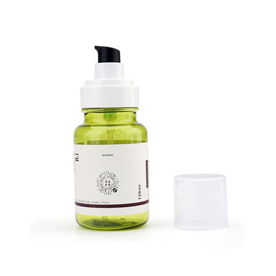 Os cuidados com a pele de PETG ajustaram a garrafa orgânica 130ml do creme da loção da planta