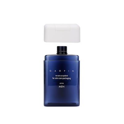 Garrafas plásticas 100ml 50ml 150ml 250ml 370ml do champô do quadrado de PETG para a lavagem do corpo