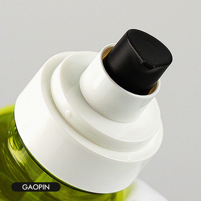 da garrafa plástica da loção do verde de 40ml 50ml 130ml grupo de empacotamento cosmético luxuoso