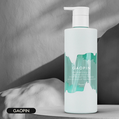 Garrafas plásticas do champô de Matte Finish 200ml com cabeça Logo Custom da bomba