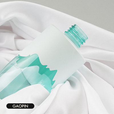 Garrafas plásticas do champô de Matte Finish 200ml com cabeça Logo Custom da bomba