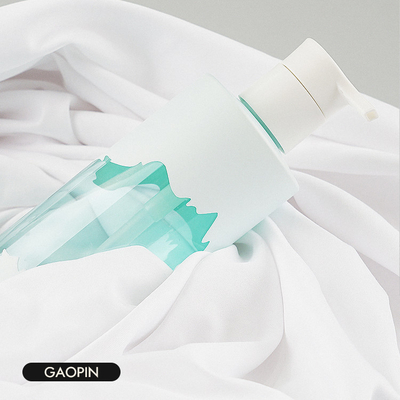 Garrafas plásticas do champô de Matte Finish 200ml com cabeça Logo Custom da bomba