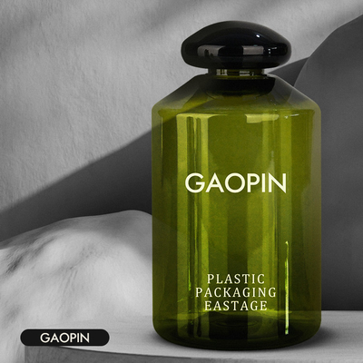 garrafa plástica do animal de estimação do verde 150ml para a certificação vazia do colutório QS