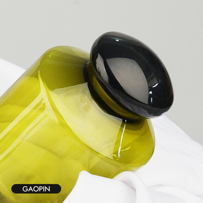 garrafa plástica do animal de estimação do verde 150ml para a certificação vazia do colutório QS